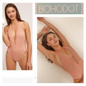 BOHODOT BARCELONA NWT CABO One-piece swimsuits In Blush Color Size M